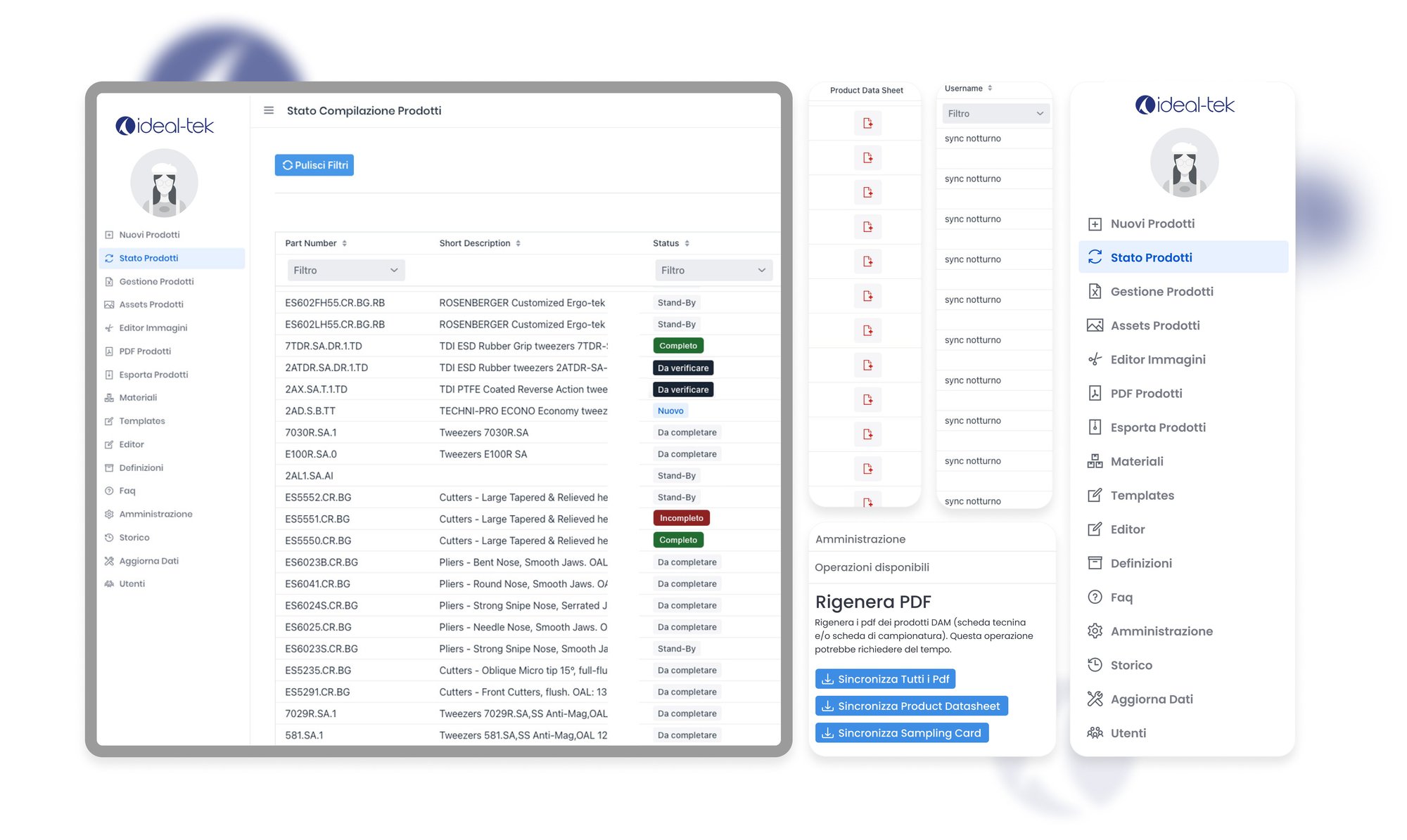 IDT Desktop Interfaccia IDT Desktop Interfaccia