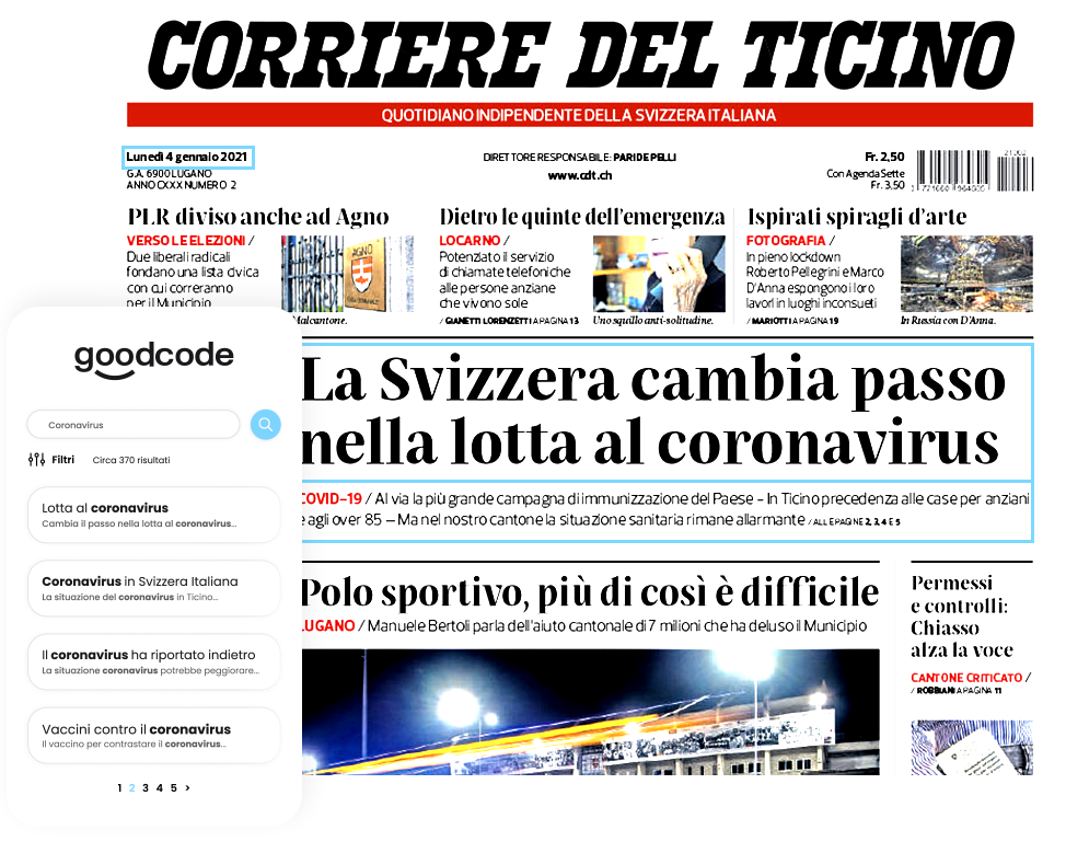 ArchiveGO software editoria digitalizzazione corriere ticino ArchiveGO software editoria digitalizzazione corriere ticino